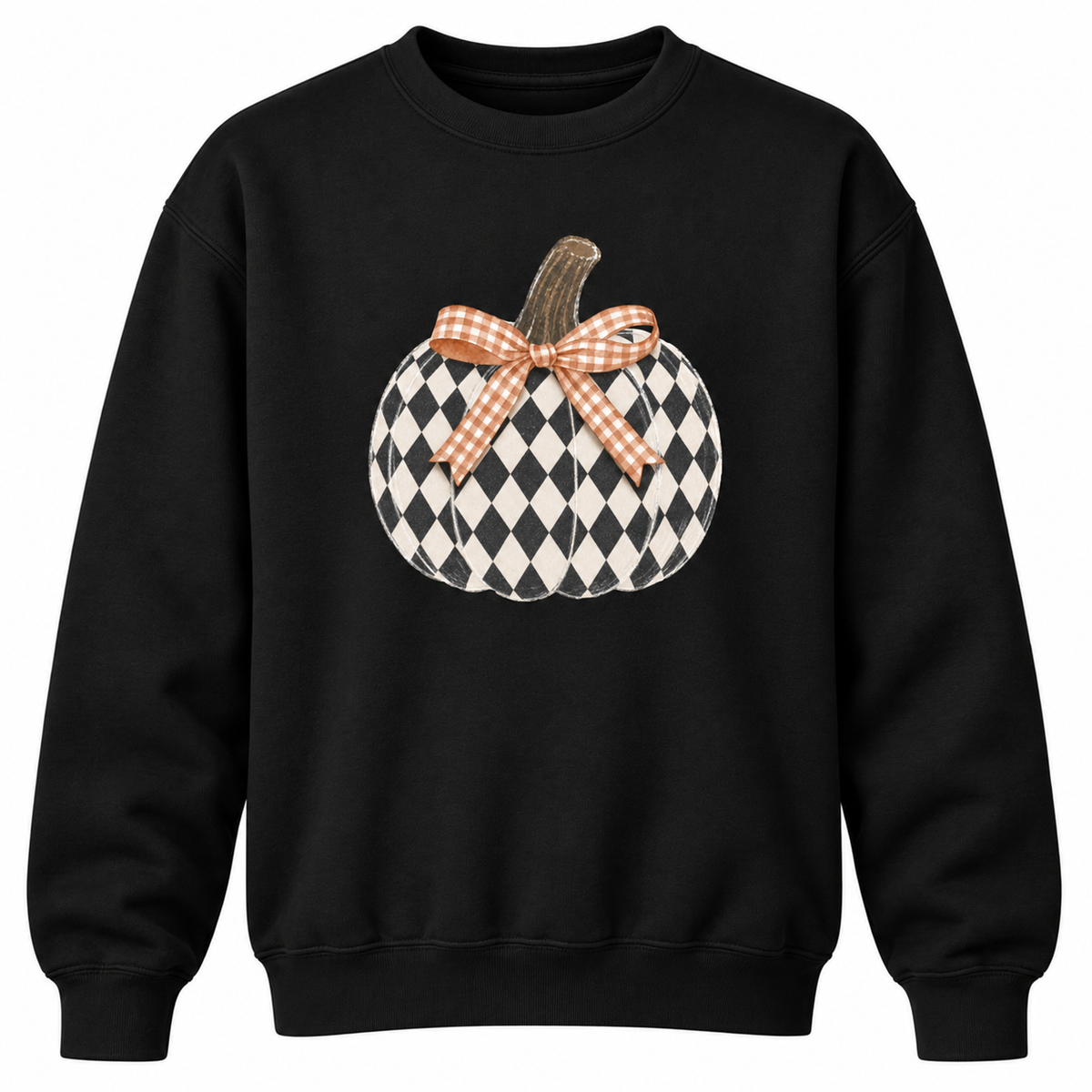 Patchwork Pumpkin Crewneck