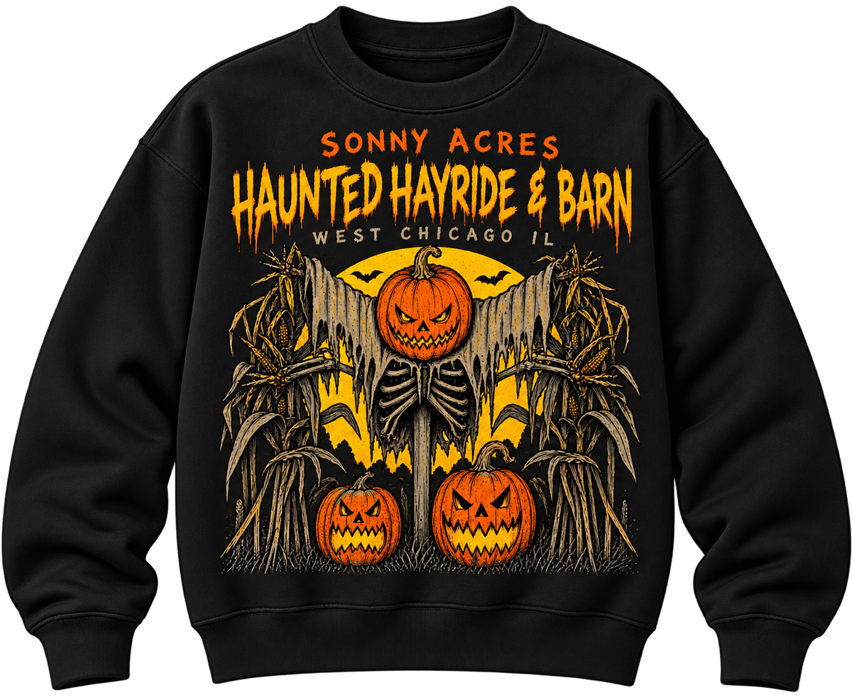 Haunted Hayride and Barn Pullover