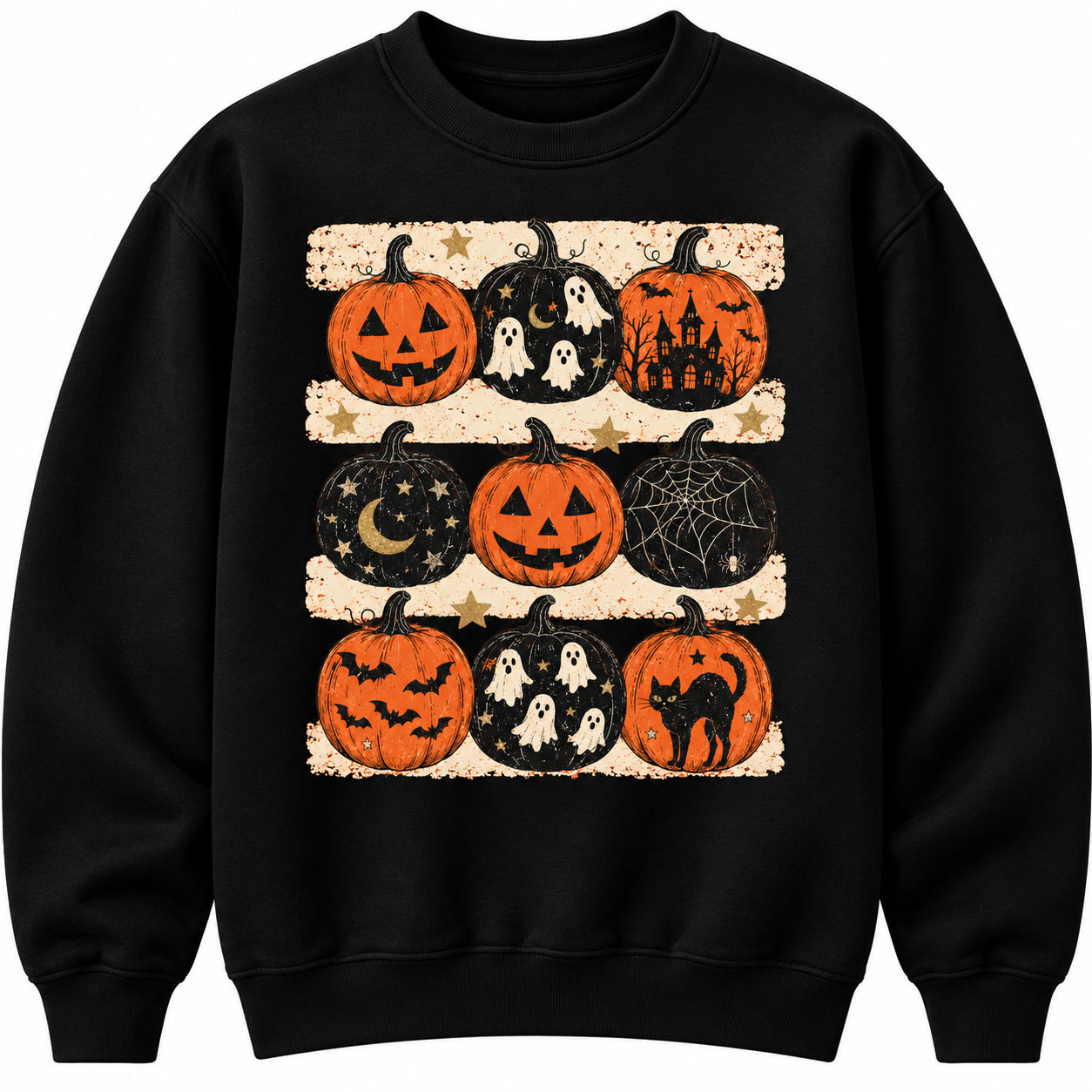 Pumpkins and Ghosts Crewneck